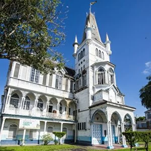 Historic Town Hall, Georgetown, Guyana, South America
