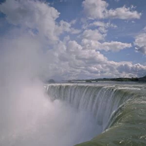 Horseshoe Falls from Table Rock, Niagara Falls, Niagara, Ontario, Canada, North America