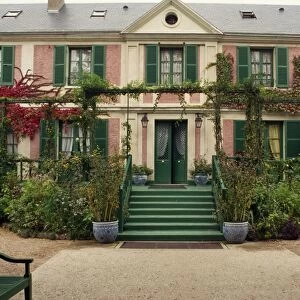 House of the painter Monet at Giverny in Haute Normandie, France, Europe
