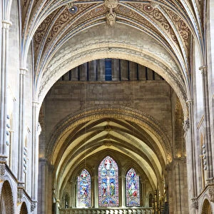 Interior, Hereford Cathedral, Hereford, Herefordshire, England, United Kingdom, Europe