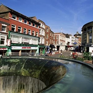 Iron Gate and Market Place, Derby, Derbyshire, England, United Kingdom, Europe