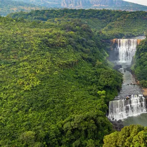 Kambadaga waterfalls, Fouta Djallon, Guinea Conakry, West Africa, Africa