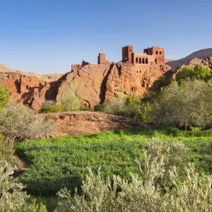 Kasbah Ait Aesh, Dades Valley, Atlas Mountains, Southern Morocco, Morocco, North Africa