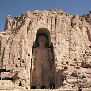 Large Buddha, subsequently destroyed by the Taliban, Bamiyan, UNESCO World Heritage Site