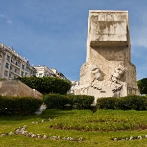 Liberation monument on the Boulevard Khemish Mohamed, Algiers, Algeria