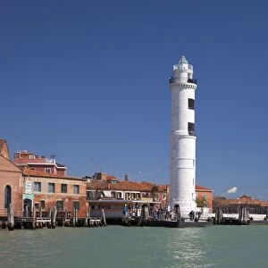 Lighthouse, Murano, Venice, UNESCO World Heritage Site, Veneto, Italy, Europe