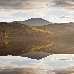 Loch Garry in the Scottish Highlands, Scotland, United Kingdom, Europe
