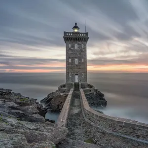 Kermorvan Lighthouse Blue Hour Print Kermorvan Lighthouse Blue Hour Print
