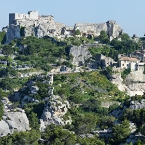 Medieval village of Les Baux de Provence, Bouches du Rhone, Provence Alpes Cote d Azur region