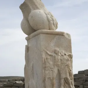 Monument of Carystius Print, Delos Island Monument of Carystius Print, Delos Island