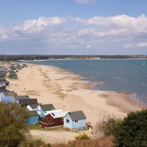 Mudeford Spit, a sandbank, Christchurch Harbour, Dorset, England, United Kingdom, Europe