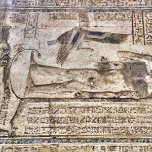 Mural, Osiris Awakening, Temple of Osiris and Opet, Karnak Temple Complex