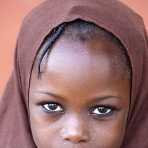 Muslim girl, Lome, Togo, West Africa, Africa