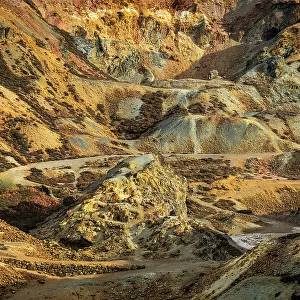 Mynydd Parys Mountain, copper mine, Anglesey, Wales, United Kingdom, Europe