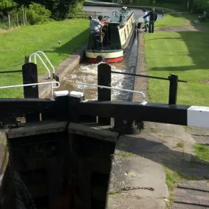 Llangollen Canal Locks Print Llangollen Canal Locks Print