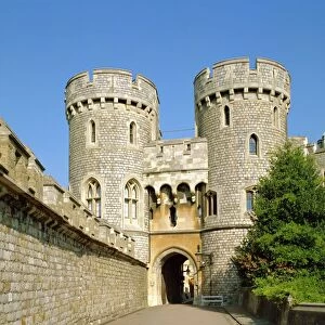 The Norman Gate, Windsor Castle, Berkshire, England, UK