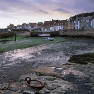 Old Harbour Print at Sunset, Banff, Scotland Old Harbour Print at Sunset, Banff, Scotland