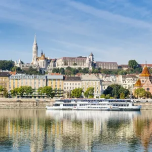 Panaorama photo of Buda, Budapest, Hungary, Europe