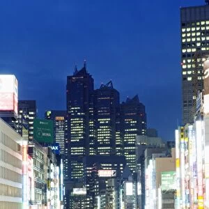Park Hyatt Hotel and night lights in Shinjuku, Tokyo, Japan, Asia