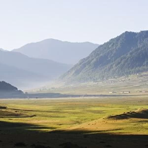 Phobjikha Valley, Bhutan, Himalayas, Asia