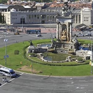 Plaza Espana, Barcelona, Catalunya, Spain, Europe