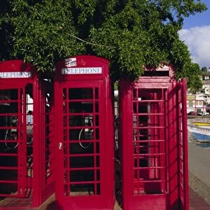 Red telephone boxes, St