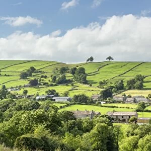 The remote village of Thoralby in Wensleydale, The Yorkshire Dales, Yorkshire, England