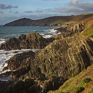 The rocky coast of Penlee Point, looking towards Rame Head