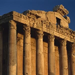 Roman temple of Bacchus, Baalbek, UNESCO World Heritage Site, Lebanon, Middle East