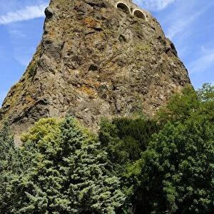 Saint Michel d Aiguilhe Chapel situated on the top of volcanic rock