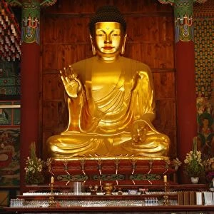 Sakyamuni Buddha, Jogyesa Temple, Seoul, South Korea, Asia