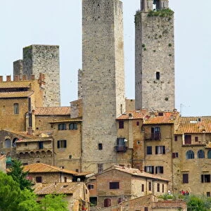 Heritage Sites Poster Print Collection: Historic Centre of San Gimignano