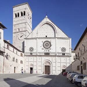 San Rufino Cathedral, Assisi, Perugia District, Umbria, Italy, Europe