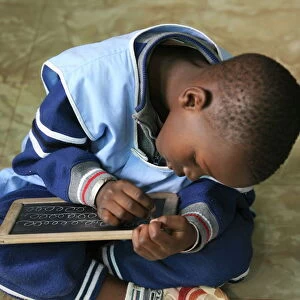 Schoolboy, St. Louis, Senegal, West Africa, Africa