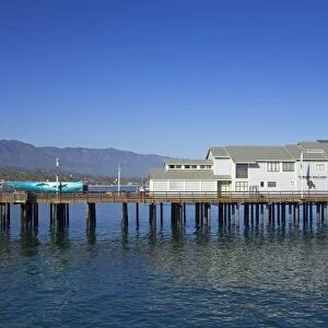 Sea Center on Stearns Wharf, Santa Barbara Harbor, California, United States of America