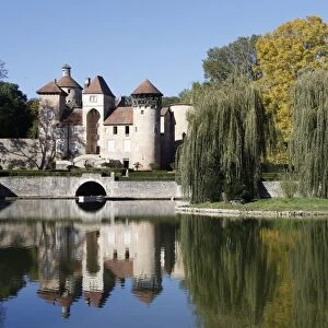 Sercy castle, dating from the 15th century, Sercy, Saone-et-Loire, Burgundy, France, Europe