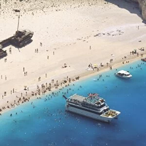 Shipwreck Cove, Zakinthos, Ionian Islands, Greek Islands, Greece, Europe