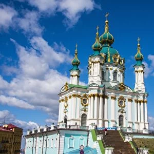 St. Andrews Church in Kiev (Kyiv), Ukraine, Europe
