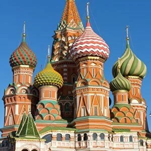 St. Basils Cathedral, UNESCO World Heritage Site, Moscow, Russia, Europe