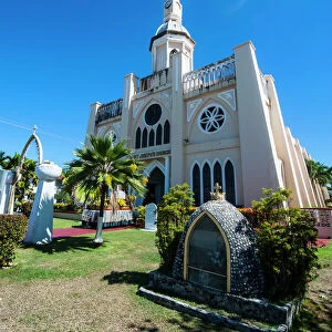 St. Josephs church in Inarajan, Guam, US Territory, Central Pacific, Pacific