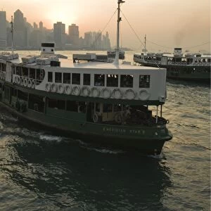 Star Ferries, Victoria Harbour, Hong Kong, China, Asia