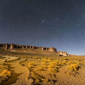 Starry night at Salar de Tara y Aguas Calientes I, Los Flamencos National Reserve