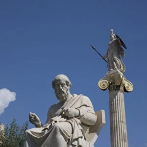 Statue of Plato, The Academy, Athens, Greece, Europe