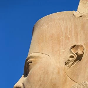 Statue of Tutankhamun, Karnak Temple, UNESCO World Heritage Site, near Luxor, Egypt