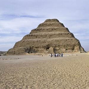 Step pyramid of Zoser, Saqqara, near Cairo, Egypt, North Africa, Africa