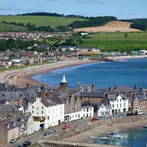 Stonehaven Bay and Quayside Print, Scotland Stonehaven Bay and Quayside Print, Scotland