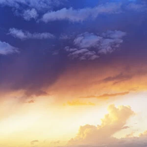 Sunset on Papohaku Beach, Molokai Island, Hawaii, United States of America, North America