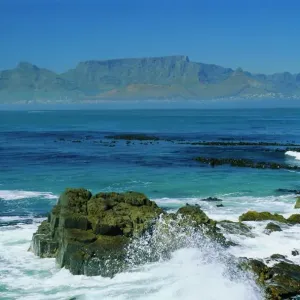 Table Mountain Print from Robben Island, Cape Town Table Mountain Print from Robben Island, Cape Town