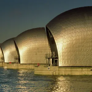 Thames Flood Barrier Print Thames Flood Barrier Print