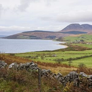 Tormore and Machrie Bay, looking towards Beinn Bharrain, Isle of Arran, North Ayrshire